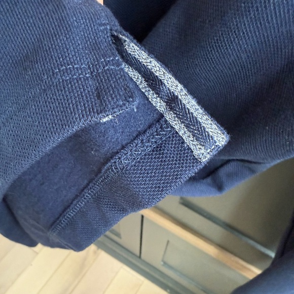 NWT • Lacoste Navy Long Sleeve Hooded Polo Shirt Boys Size 16 - Picture 6 of 7